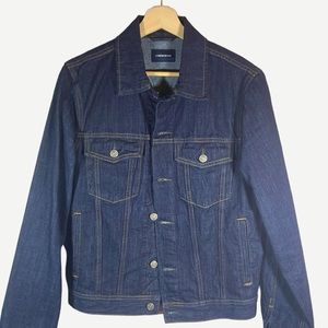 J. Crew Jeans Rigid Denim Trucker Jacket Mens Small
